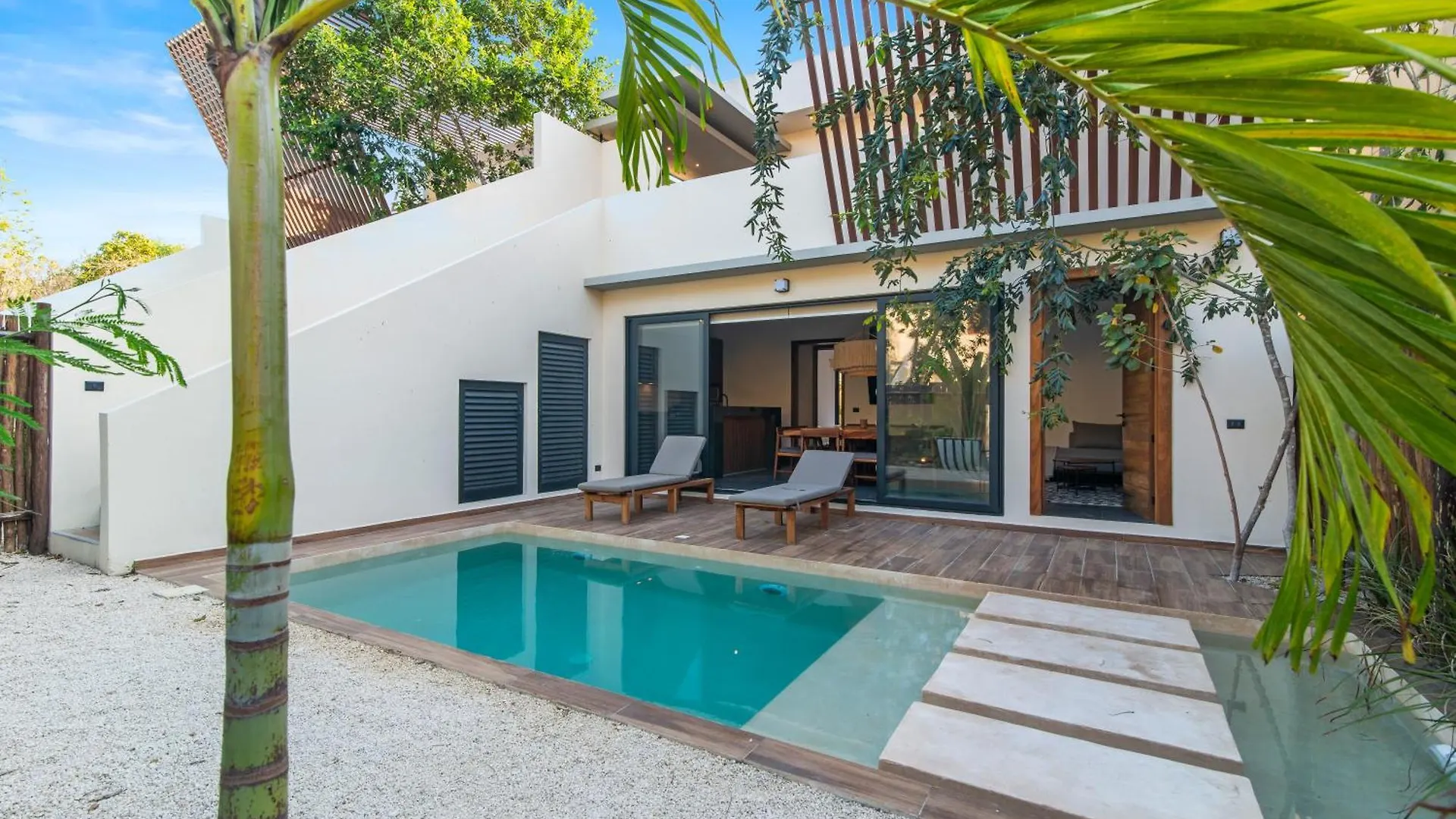 別荘 トゥルム La Veleta Getaway At Asana Leaf House Sleeps 12ヴィラ メキシコ