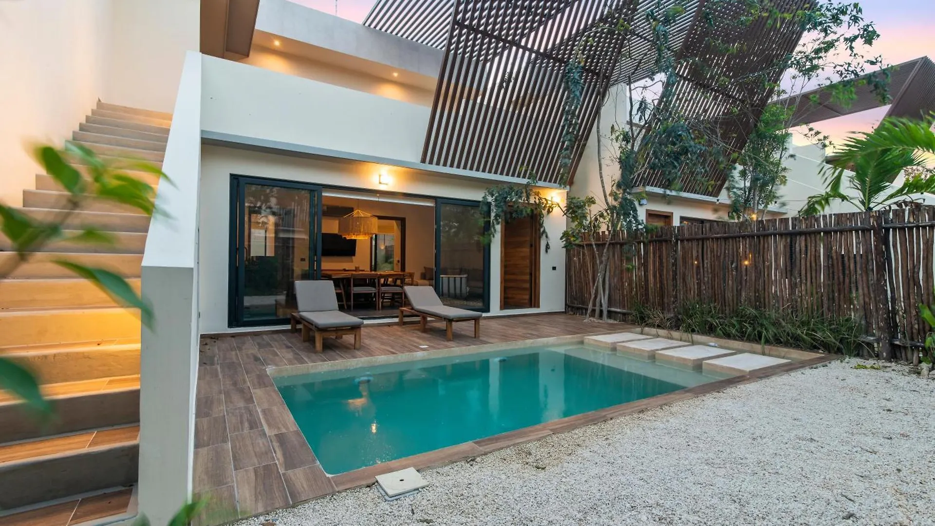 別荘 トゥルム La Veleta Getaway At Asana Leaf House Sleeps 12ヴィラ